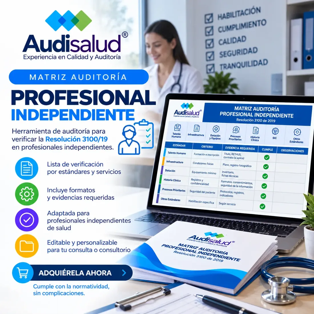 Herramienta del Kit Maestro Audisalud