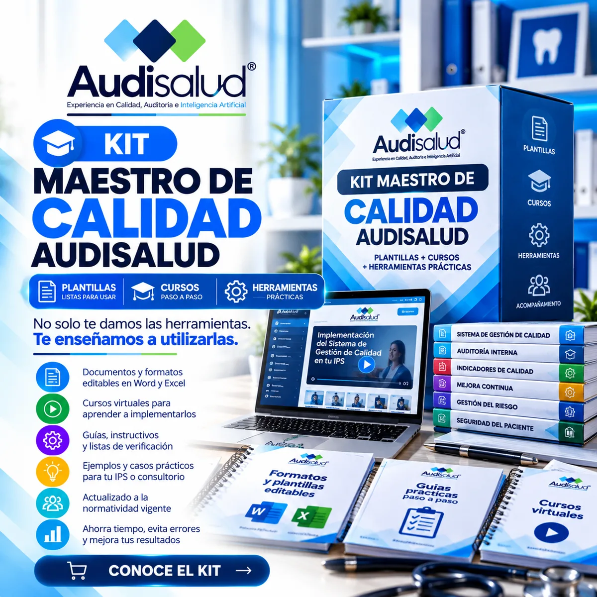 Kit Maestro de Calidad Audisalud