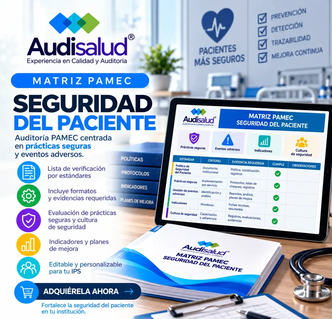Matriz PAMEC — Seguridad del Paciente