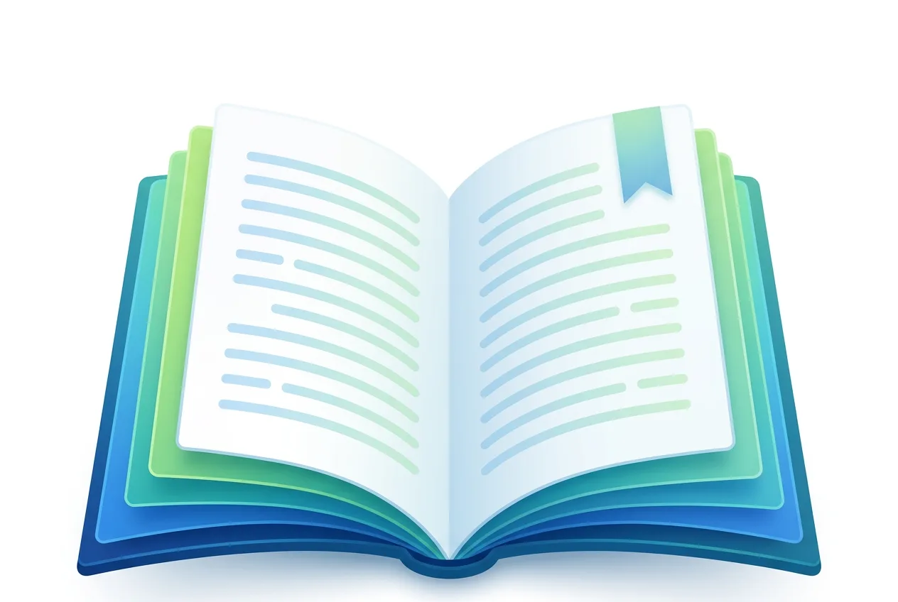 Libro abierto de Audisalud Books