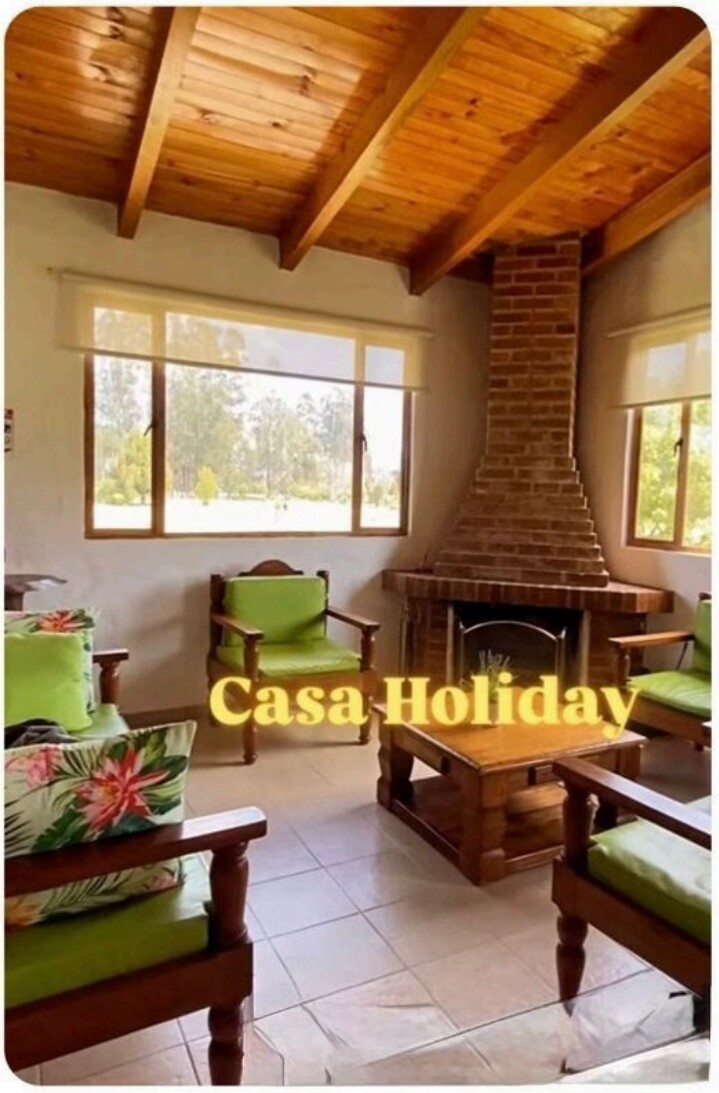 Sala con chimenea