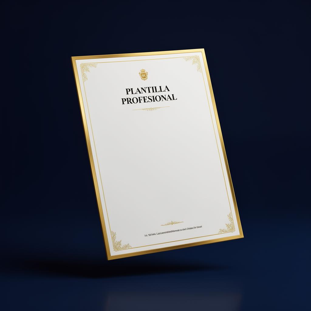Plantilla Profesional — personalizada